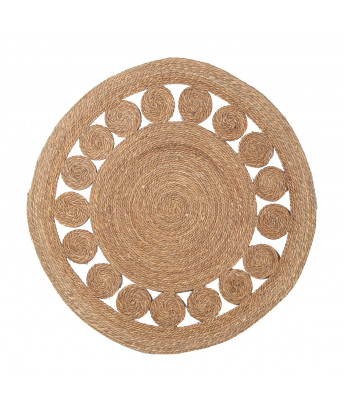 Alfombra Mimbre Ø120cm