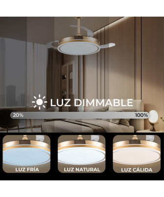 Ventilador Techo C/luz Luminous