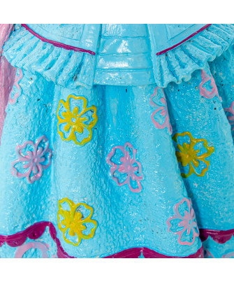 Figura Menina Celeste