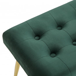 Pie de Cama Velvet Verde