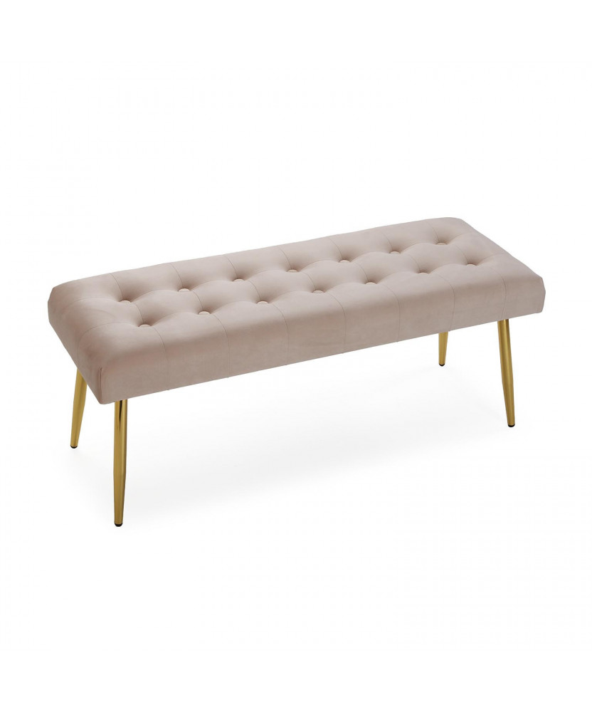 Pie de Cama Velvet Beige