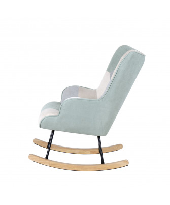 Mecedora Patchwork Menta