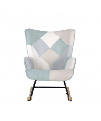 Mecedora Patchwork Menta