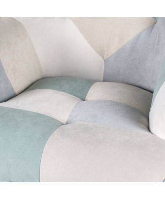 Mecedora Patchwork Menta