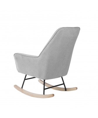 Mecedora Bruges Gris Claro