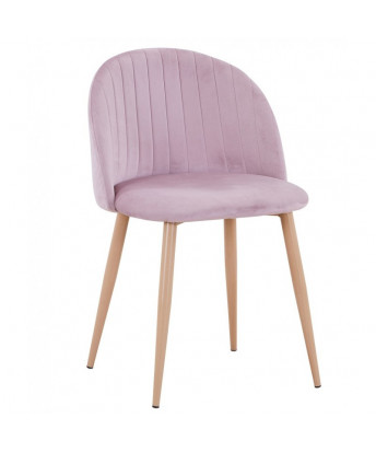 Silla New Velvet Rosa