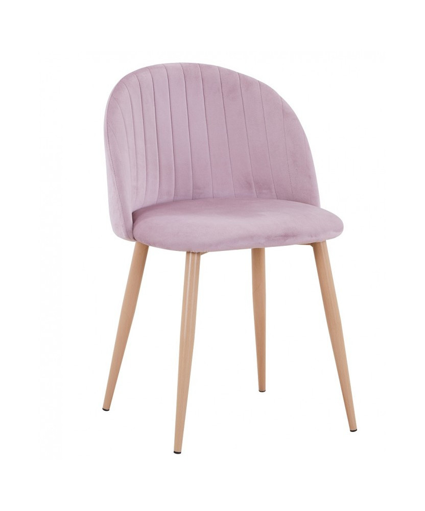 Silla New Velvet Rosa