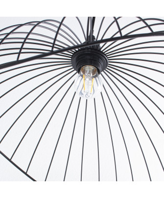 Lámpara Techo Metal Negro