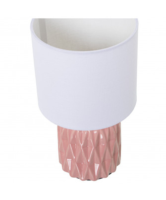 Lámpara Sobremesa Cerámica Rosa
