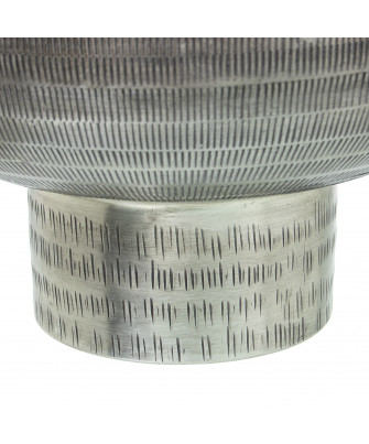 Jarrón Aluminio Tallado