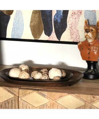 Set 2 Centros Aluminio Latón