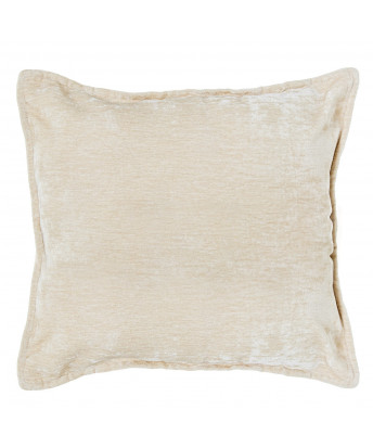 Cojín Liso Terciopelo Beige
