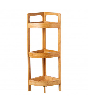 Estantería Baño Esquina Bambú