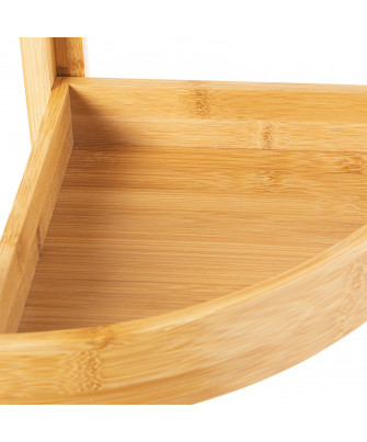 Estantería Baño Esquina Bambú