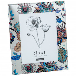 Portafotos Cristal Hojas Mandala