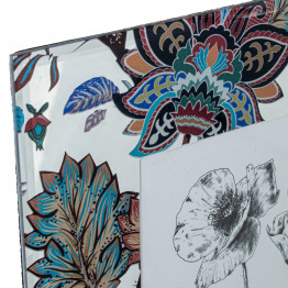 Portafotos Cristal Hojas Mandala