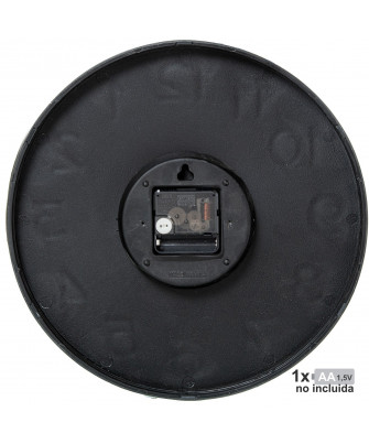 Reloj Pared Acrílico 30cm Amarillo