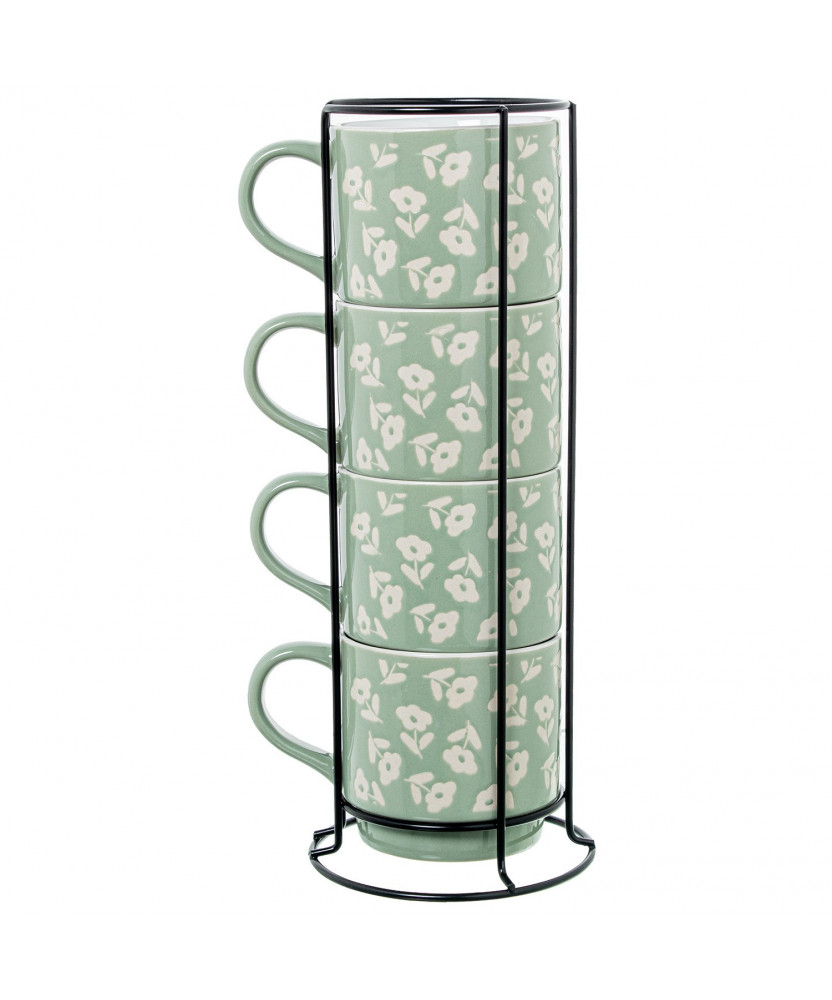 Set de 4 Tazas Mug Verde