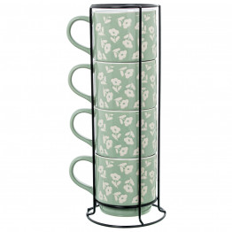 Set de 4 Tazas Mug Verde