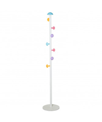 Perchero 6 Pomos Multicolor