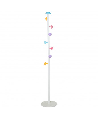 Perchero 6 Pomos Multicolor