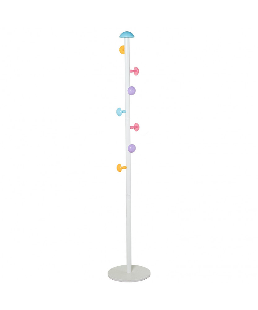 Perchero 6 Pomos Multicolor