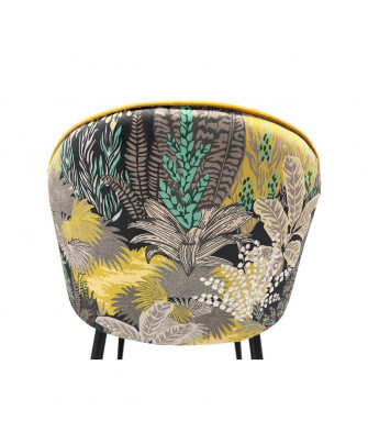Silla Palm Decó Velvet Amarillo