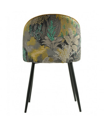 Silla Palm Decó Velvet Amarillo