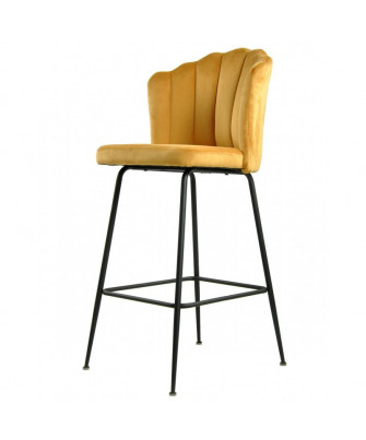 Taburete Shell Amarillo
