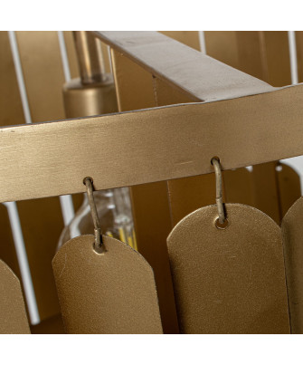 Lámpara Laminaria Metal Oro