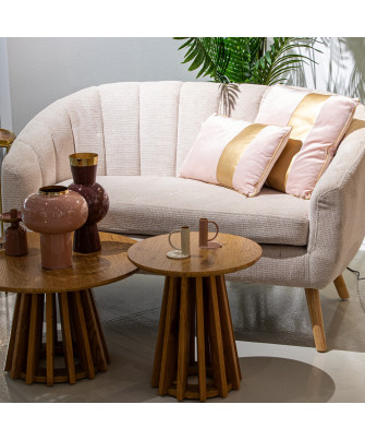 Cojín Franja Dorada 50 x 30 cm