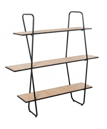 Estantería Mimbre y Metal