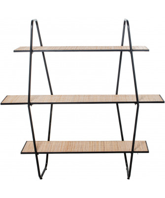 Estantería Mimbre y Metal