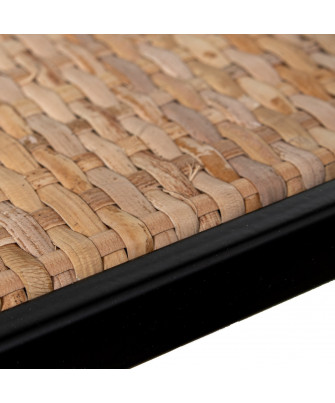 Estantería Mimbre y Metal