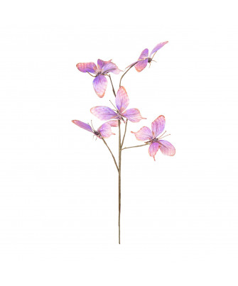 Rama Mariposas Violetas 35 cm