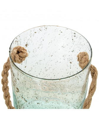 Portavelas Cristal C/asa