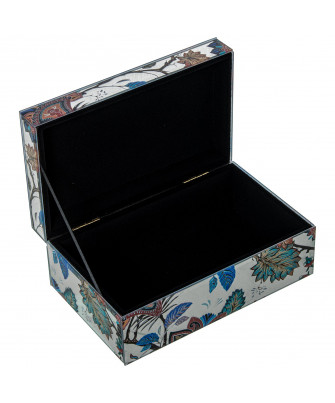 Caja Joyero Cristal Hojas