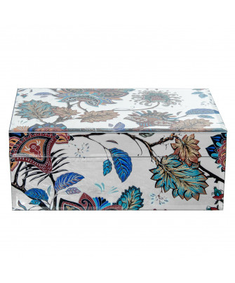 Caja Joyero Cristal Hojas