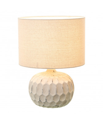 Lámpara Sobremesa Cerámica Crudo