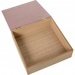 Caja Madera Hojas