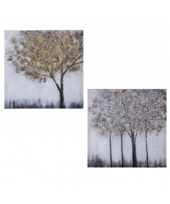 Set 2 Cuadros Árboles