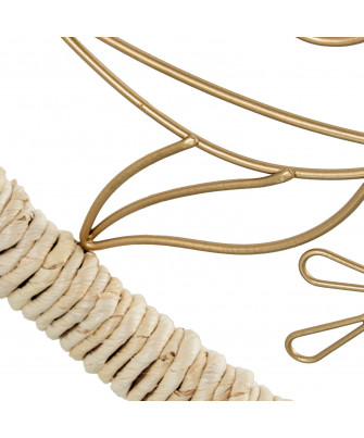 Deco Pared Metal Flores