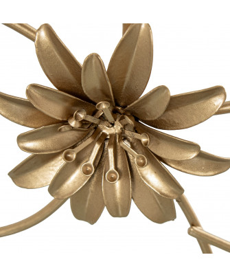 Deco Pared Metal Flores