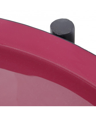 Mesita Auxiliar Esmaltado Rosa