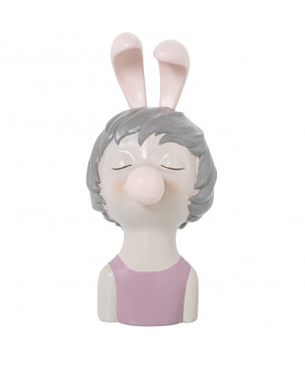 Chica Conejo Rosa