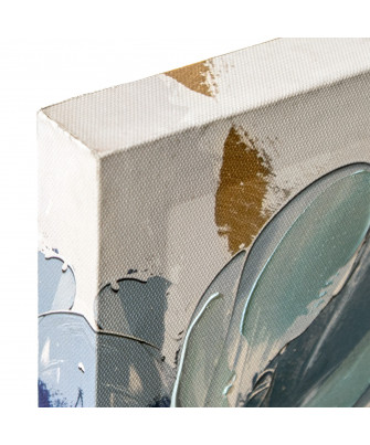 Set 2 Cuadros Flores Azules