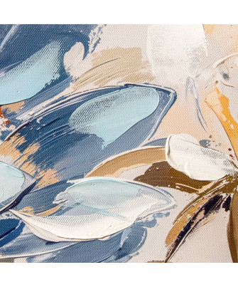 Set 2 Cuadros Flores Azules