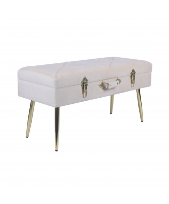 Banqueta Baúl Pettite Beige