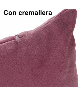 Cojín Terciopelo Rosa Reflejo Dorado