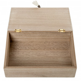 Caja Madera Decorada Flores